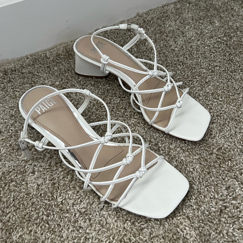 Paige Gianna White Sandals